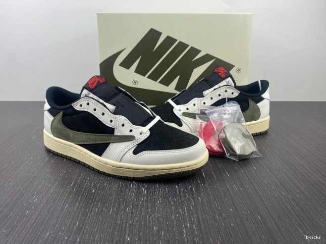 Rep TBK Low Travis 1 Olive Scott WMNS OG x Air Jordan DZ4137-106 0814